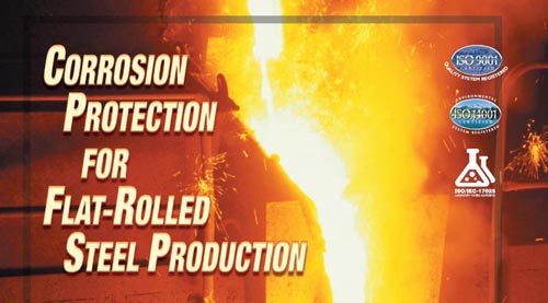 Rust preventives for rolled steel production